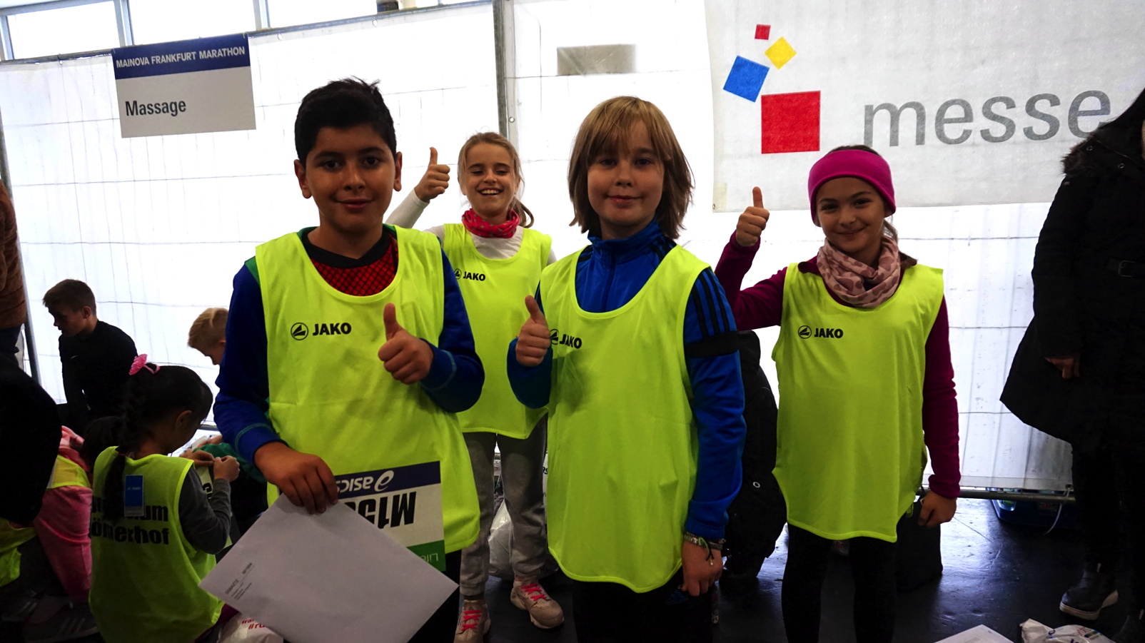 Mini-Marathon am Gymnasium Römerhof